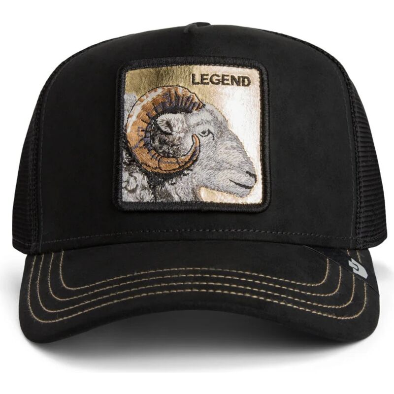 casquette-trucker-noire-chevre-golden-legend-original-recipe-the-farm-goorin-bros