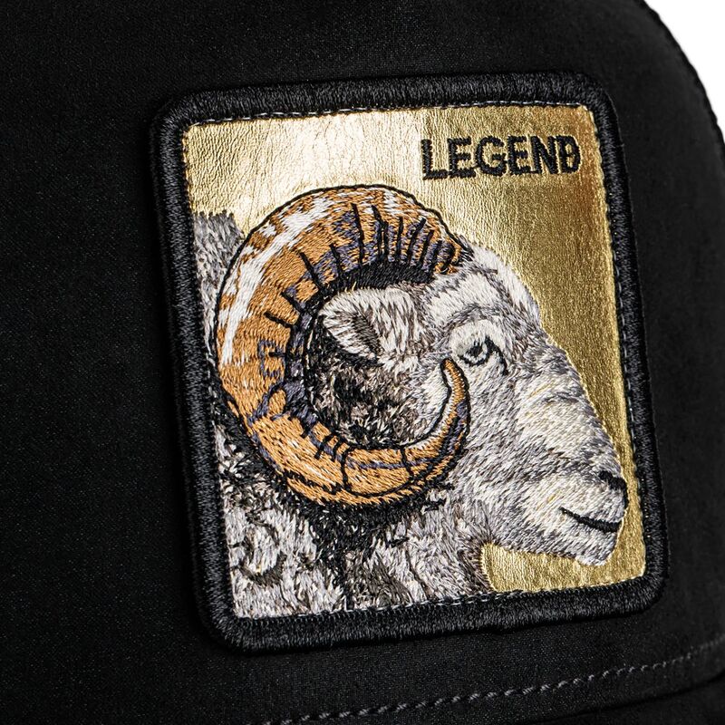 casquette-trucker-noire-chevre-golden-legend-original-recipe-the-farm-goorin-bros