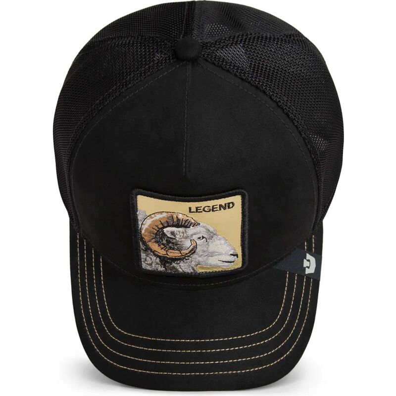 casquette-trucker-noire-chevre-golden-legend-original-recipe-the-farm-goorin-bros