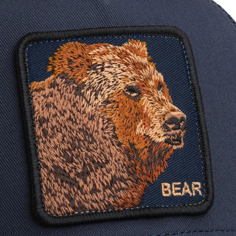 casquette-trucker-bleue-marine-ours-bear-original-recipe-the-farm-goorin-bros