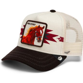 Casquette trucker crème cheval Canyon Free Spirit Trailblazer The Farm Goorin Bros.