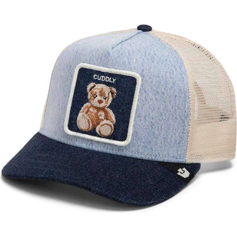 casquette-trucker-bleue-ours-en-peluche-cuddly-denim-after-dark-the-farm-goorin-bros