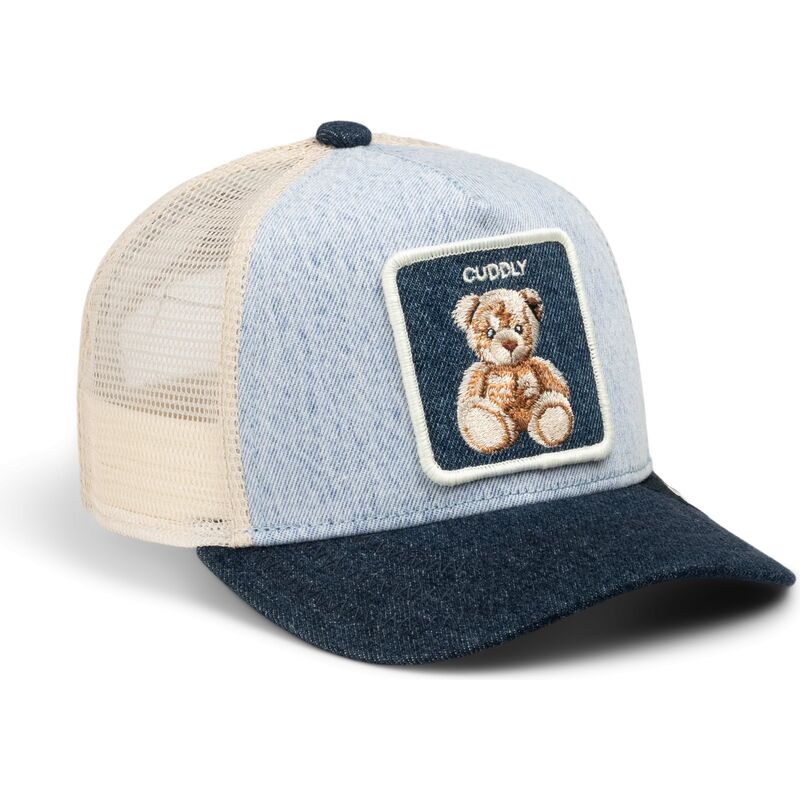 casquette-trucker-bleue-ours-en-peluche-cuddly-denim-after-dark-the-farm-goorin-bros