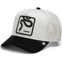 casquette-trucker-blanche-et-noire-serpent-digital-vicious-split-decision-the-farm-goorin-bros