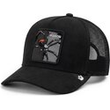 casquette-trucker-noire-araignee-black-out-spider-blackened-metallic-poison-the-farm-goorin-bros