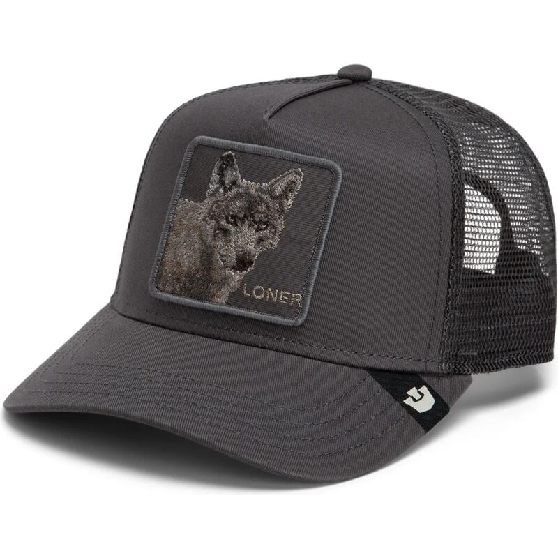 casquette-trucker-grise-loup-circle-of-life-loner-tone-shift-the-farm-goorin-bros