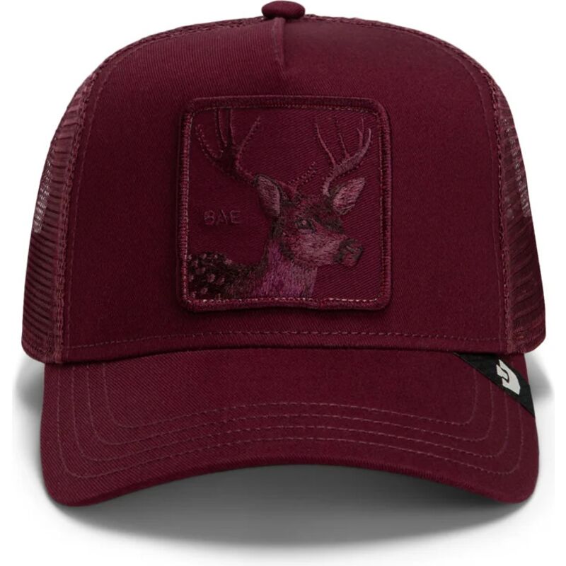 casquette-trucker-grenat-cerf-tonal-bae-full-intent-the-farm-goorin-bros
