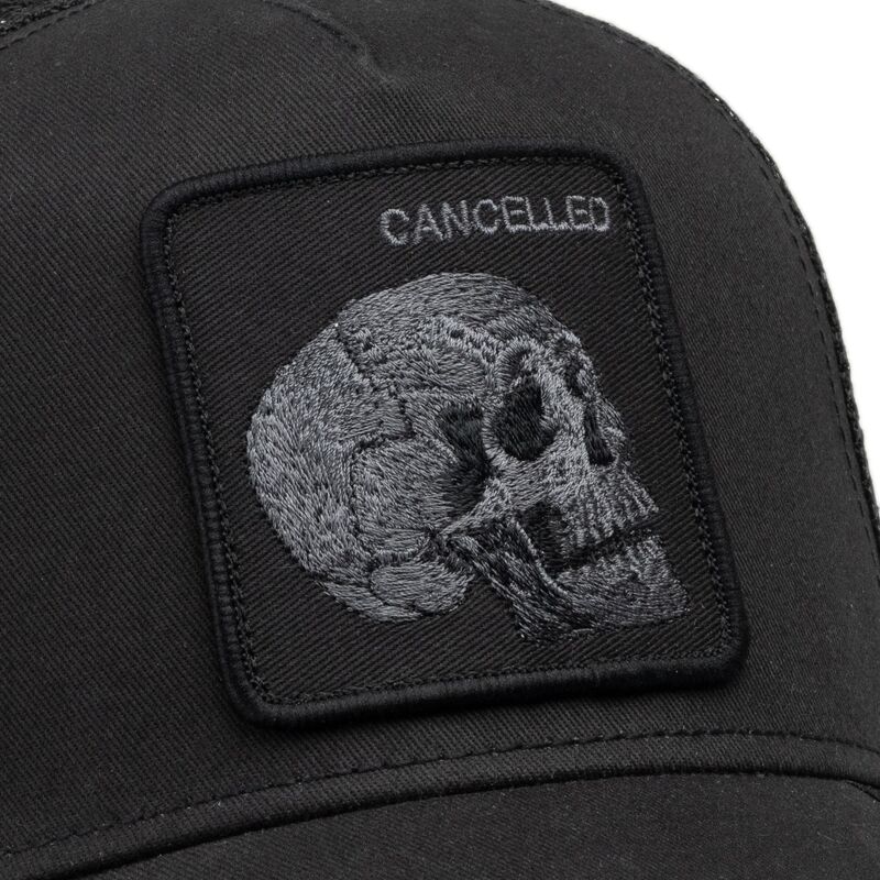 casquette-trucker-noire-crane-tonal-skull-full-intent-cancelled-the-farm-goorin-bros