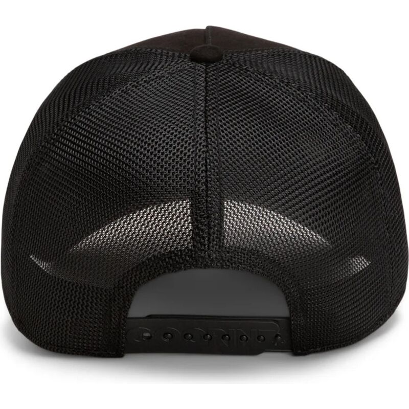 casquette-trucker-noire-et-rouge-panthere-pantera-nera-rossa-microsuede-the-farm-goorin-bros
