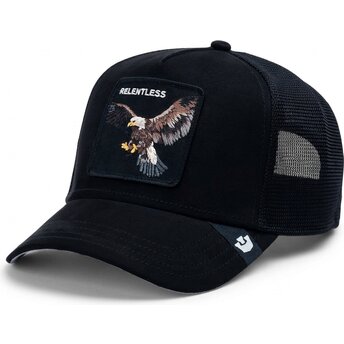Casquette trucker noire aigle Suede Relentless Eagle...