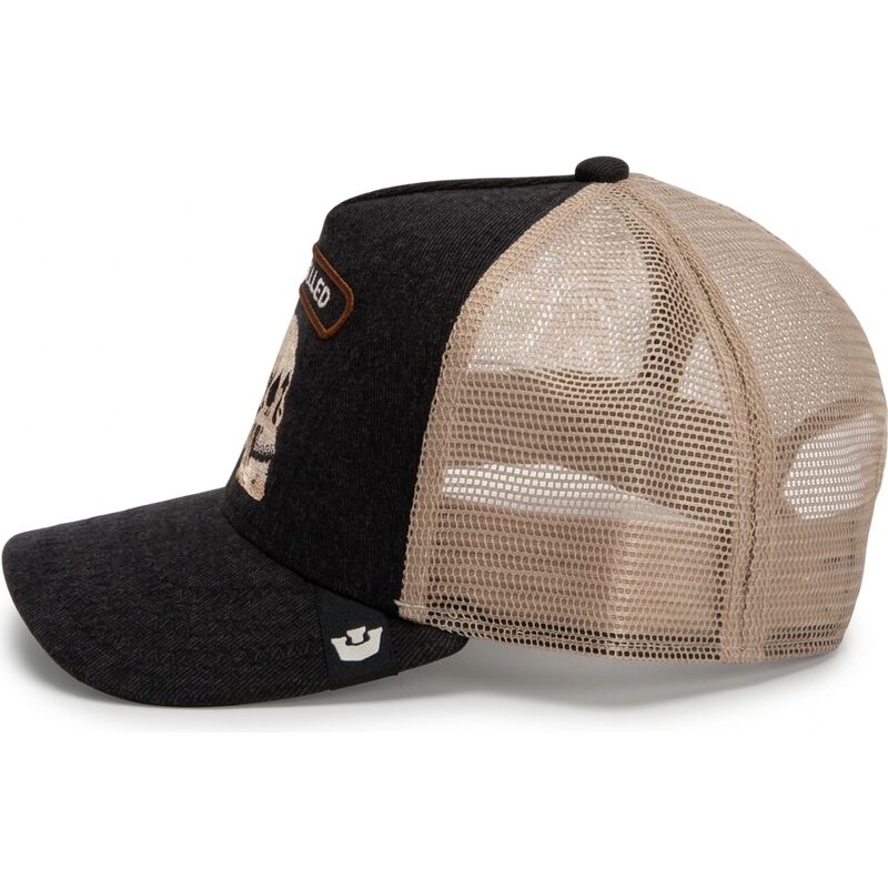 casquette-trucker-noire-et-beige-crane-cancelled-rocker-denim-after-dark-the-farm-goorin-bros