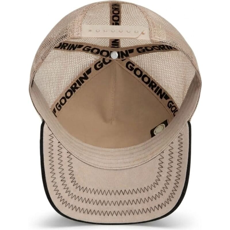 casquette-trucker-noire-et-beige-crane-cancelled-rocker-denim-after-dark-the-farm-goorin-bros