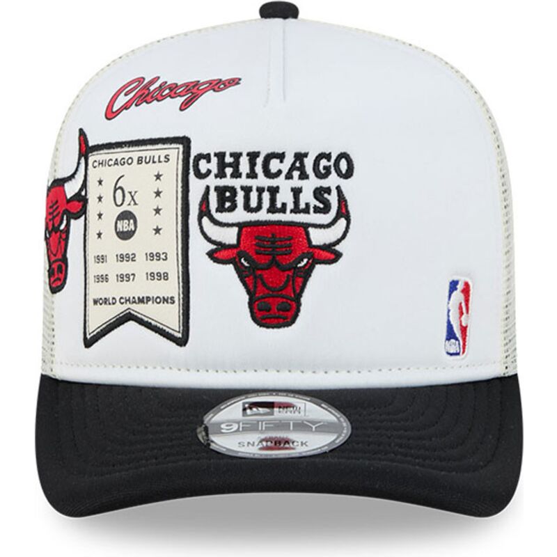 casquette-trucker-blanche-et-noire-hardwood-classics-9fifty-a-frame-precurved-chicago-bulls-nba-new-era casquette-trucker-blanche-et-noire-hardwood-classics-9fifty-a-frame-precurved-chicago-bulls-nba-new-era