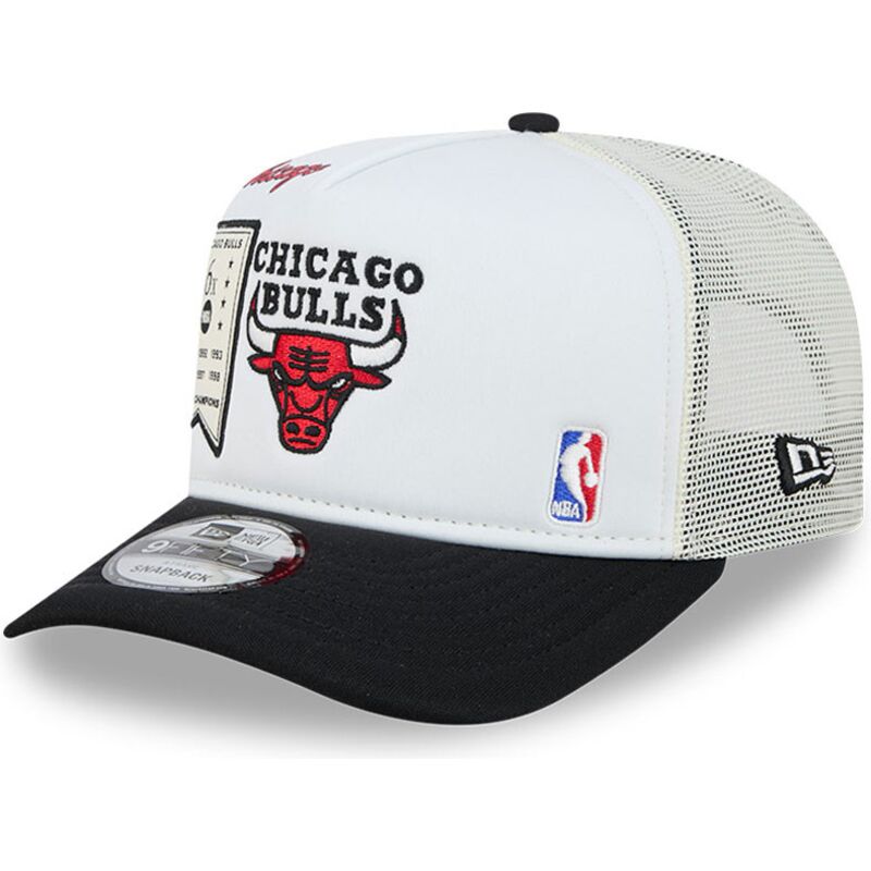 casquette-trucker-blanche-et-noire-hardwood-classics-9fifty-a-frame-precurved-chicago-bulls-nba-new-era casquette-trucker-blanche-et-noire-hardwood-classics-9fifty-a-frame-precurved-chicago-bulls-nba-new-era