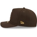 casquette-courbee-marron-snapback-9fifty-a-frame-precurvedvisor-pin-atlanta-braves-mlb-new-era