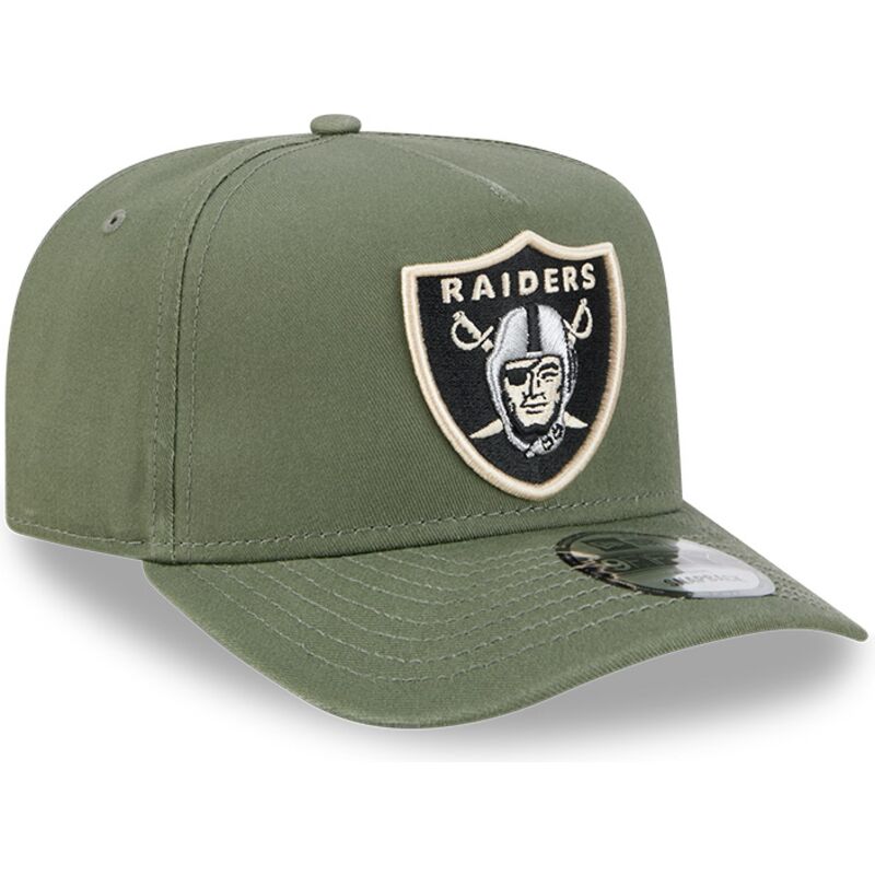 casquette-courbee-verte-snapback-9fifty-a-frame-precurved-side-pin-las-vegas-raiders-nfl-new-era