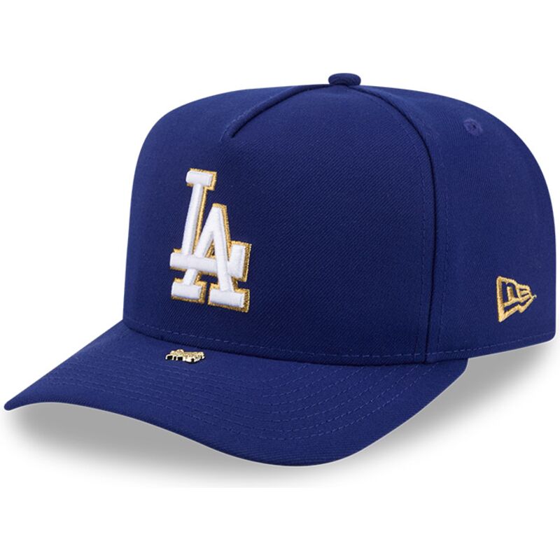 casquette-courbee-bleue-snapback-9fifty-a-frame-precurved-visor-pin-los-angeles-dodgers-mlb-new-era