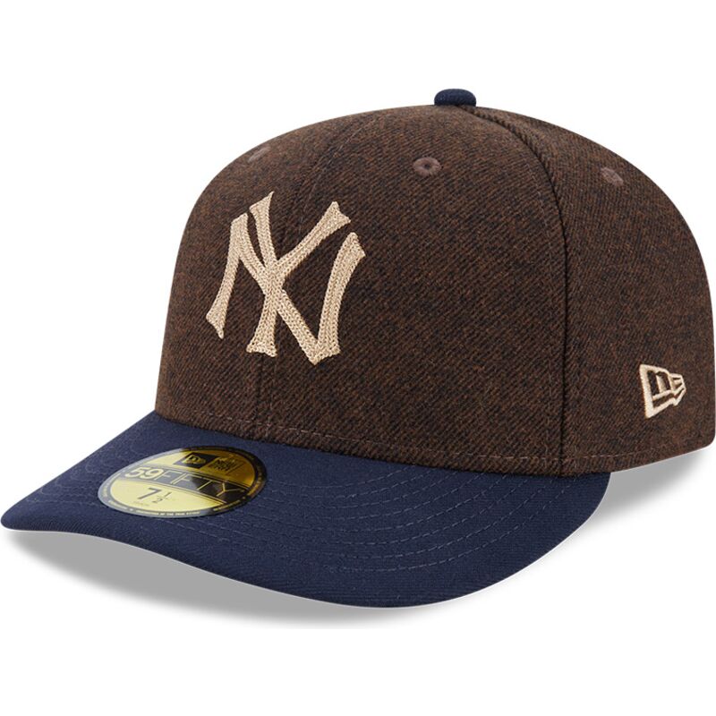 casquette-courbee-marron-et-bleue-ajustee-59fifty-precurved-new-york-yankees-mlb-new-era casquette-courbee-marron-et-bleue-ajustee-59fifty-precurved-new-york-yankees-mlb-new-era