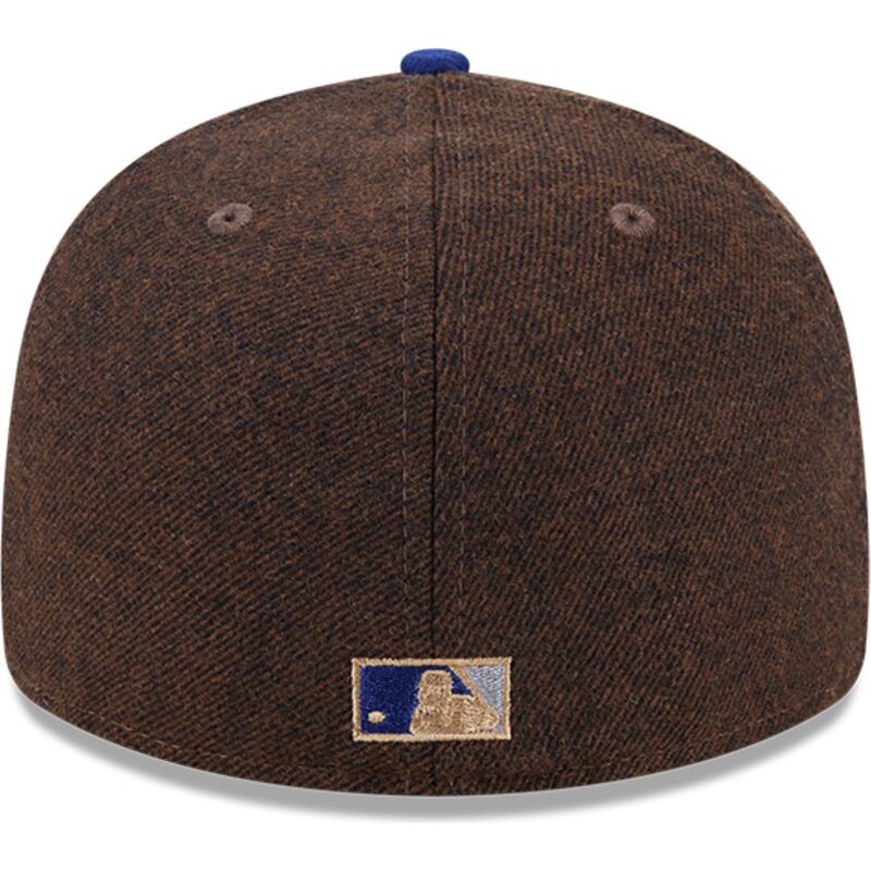 casquette-courbee-marron-et-bleue-ajustee-59fifty-precurved-los-angeles-dodgers-mlb-new-era