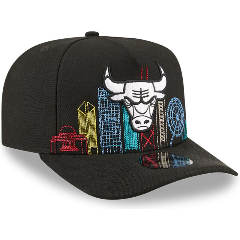 casquette-courbee-noire-snapback-9fifty-a-frame-precurved-skyline-chicago-bulls-nba-new-era casquette-courbee-noire-snapback-9fifty-a-frame-precurved-skyline-chicago-bulls-nba-new-era