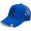 casquette-trucker-bleue-avec-logo-noir-clamp-arrows-l-ab-c-o-off-white