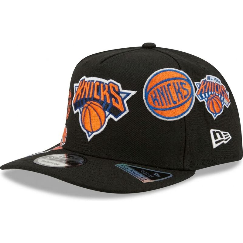 casquette-courbee-noire-snapback-9fifty-a-frame-precurved-multi-patches-new-york-knicks-nba-new-era