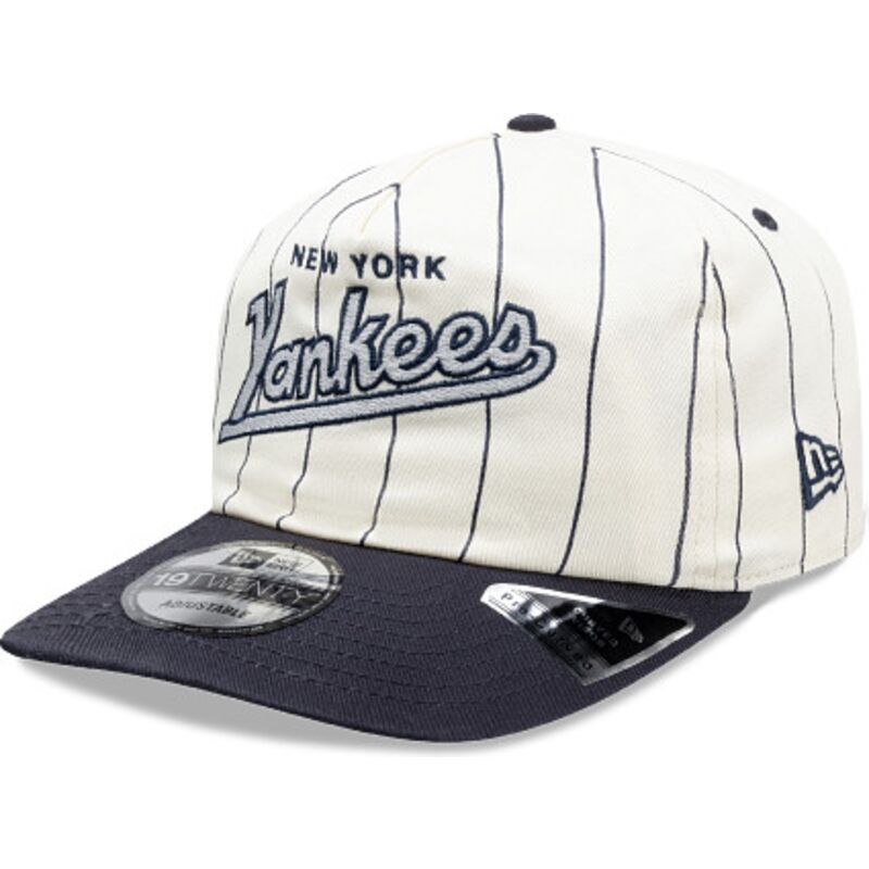 casquette-courbee-bleue-marine-et-blanche-snapback-19twenty-pinstripe-new-york-yankees-mlb-new-era casquette-courbee-bleue-marine-et-blanche-snapback-19twenty-pinstripe-new-york-yankees-mlb-new-era