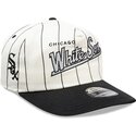 casquette-courbee-noire-et-blanche-snapback-19twenty-pinstripe-chicago-white-sox-mlb-new-era