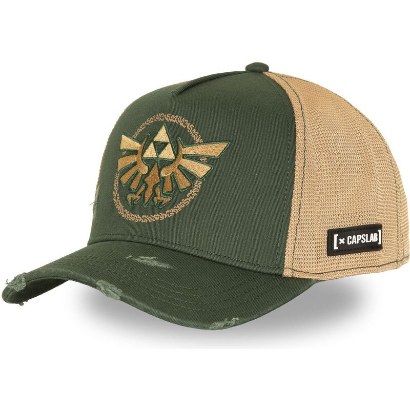 casquette-trucker-verte-et-beige-triforce-clzel1-lin-the-legend-of-zelda-capslab