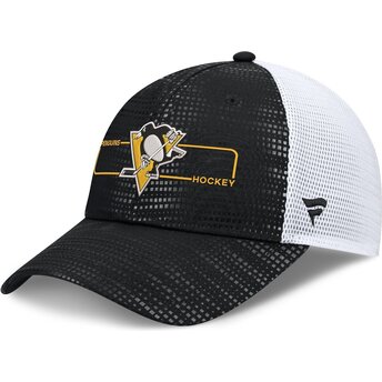 Casquette trucker noire et blanche Structured Meshback Pittsburgh Penguins NHL Fanatics
