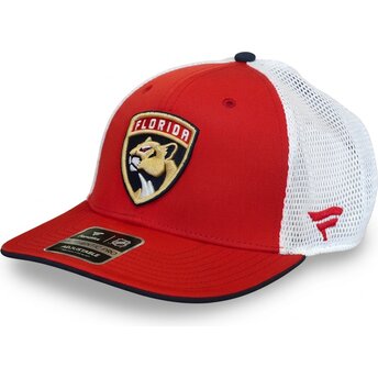 Casquette trucker rouge et blanche Structured Mid-Crown Florida Panthers NHL Fanatics