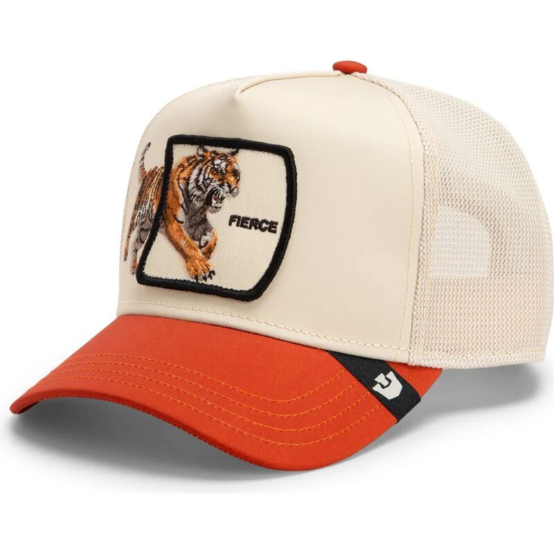 casquette-trucker-beige-et-marron-tigre-fierce-migration-the-farm-goorin-bros casquette-trucker-beige-et-marron-tigre-fierce-migration-the-farm-goorin-bros