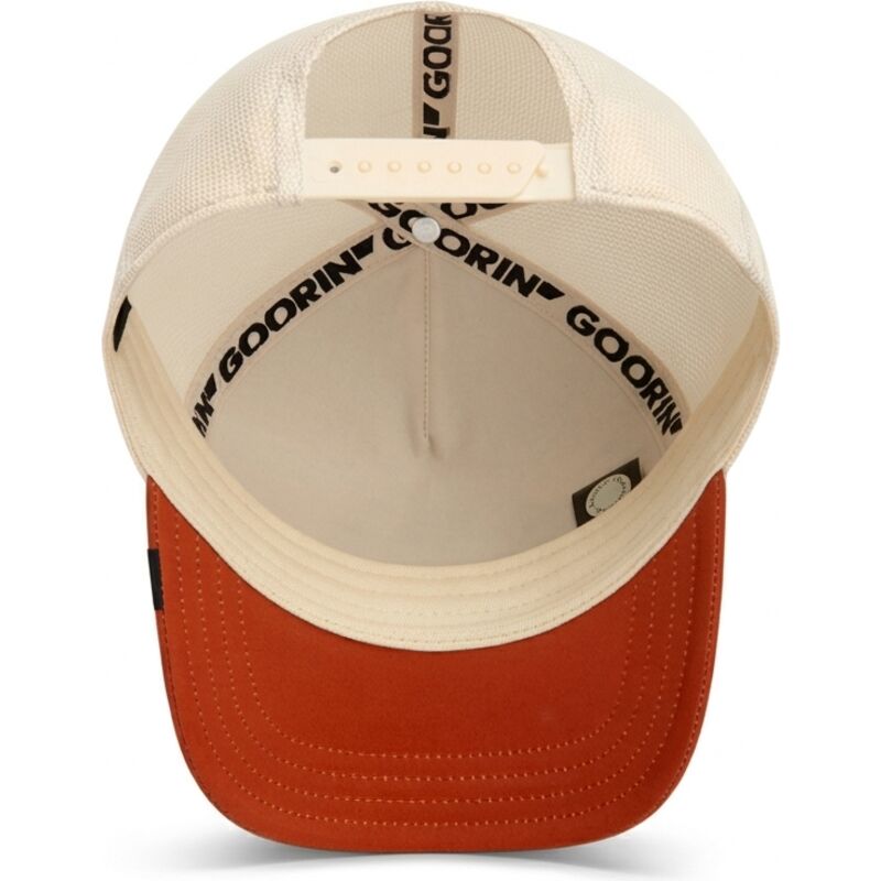casquette-trucker-beige-et-marron-tigre-fierce-migration-the-farm-goorin-bros casquette-trucker-beige-et-marron-tigre-fierce-migration-the-farm-goorin-bros