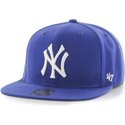 casquette-plate-bleue-snapback-uni-mlb-newyork-yankees-47-brand