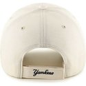 casquette-a-visiere-courbee-creme-unie-mlb-newyork-yankees-47-brand