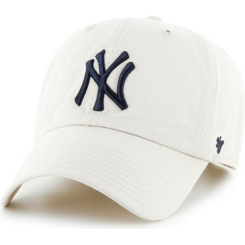 casquette-a-visiere-courbee-creme-avec-grand-logo-frontal-mlb-newyork-yankees-47-brand