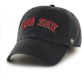 Casquette à visière courbée bleue marine avec nom de d’équipe MLB Boston Red Sox 47 Brand