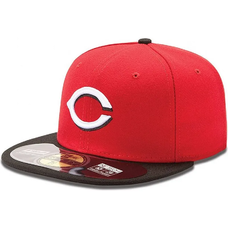 Casquette Cincinnati Reds New Era Taille 6 3/4 - Vintage à Rayures - Neuve - MLB Officielle