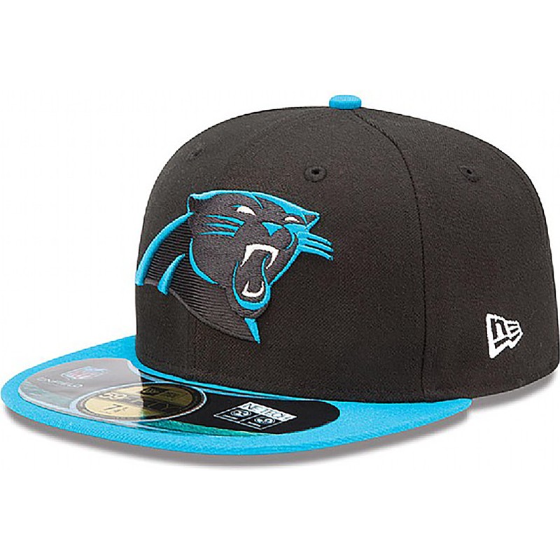 casquette-plate-noire-ajustee-59fifty-authentic-on-field-game-carolina-panthers-nfl-new-era